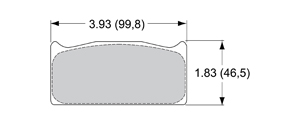 View Brake Pads with Plate #83XX