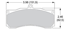 View Brake Pads with Plate #88XX