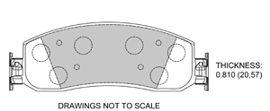 View Brake Pads with Plate #D1069