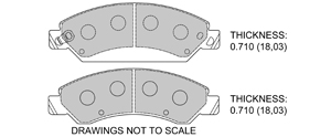 View Brake Pads with Plate #D1092