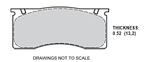 View Brake Pads with Plate #D11