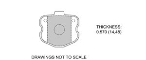 View Brake Pads with Plate #D1185