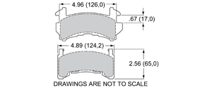 Pad Plate D154 - 150-12250K<br />Compound: BP-40