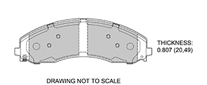 View Brake Pads with Plate #D2018