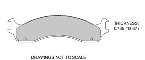 View Brake Pads with Plate #D655F