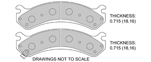 View Brake Pads with Plate #D784