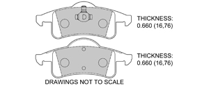 View Brake Pads with Plate #D791