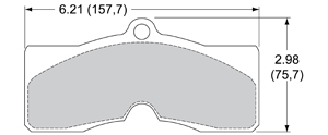 View Brake Pads with Plate #D8