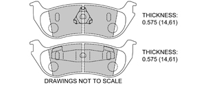 View Brake Pads with Plate #D881