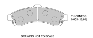 View Brake Pads with Plate #D882