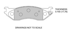 View Brake Pads with Plate #D897