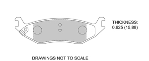 View Brake Pads with Plate #D898