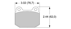 View Brake Pads with Plate #D961