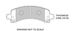 View Brake Pads with Plate #D974
