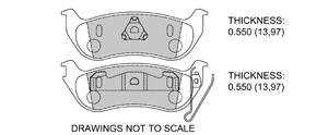 View Brake Pads with Plate #D981
