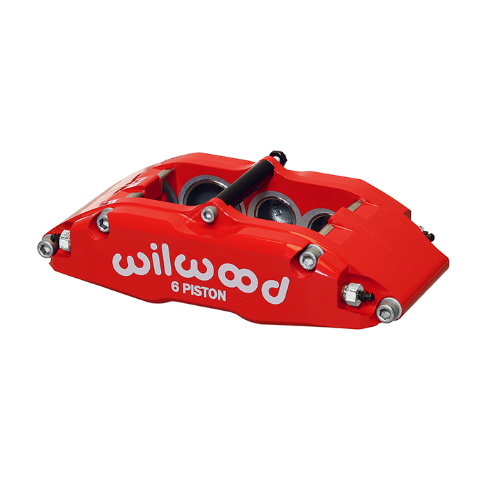 Billet Superlite 6 Caliper - Red Powder Coat