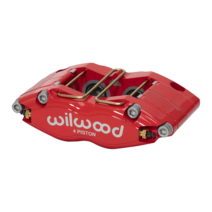 Dynapro Dust Seal Radial Mount Caliper - Red Powder Coat