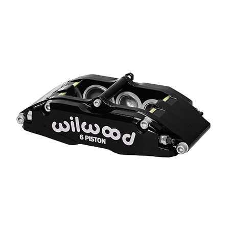 Billet Superlite 6 Caliper - Black Powder Coat