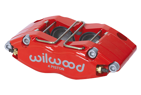 Dynapro Dust Seal Radial Mount Caliper - Red Powder Coat