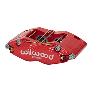 Dynapro Dust Seal Radial Mount Caliper - Red Powder Coat