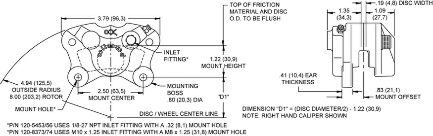 PS-1 Caliper Drawing