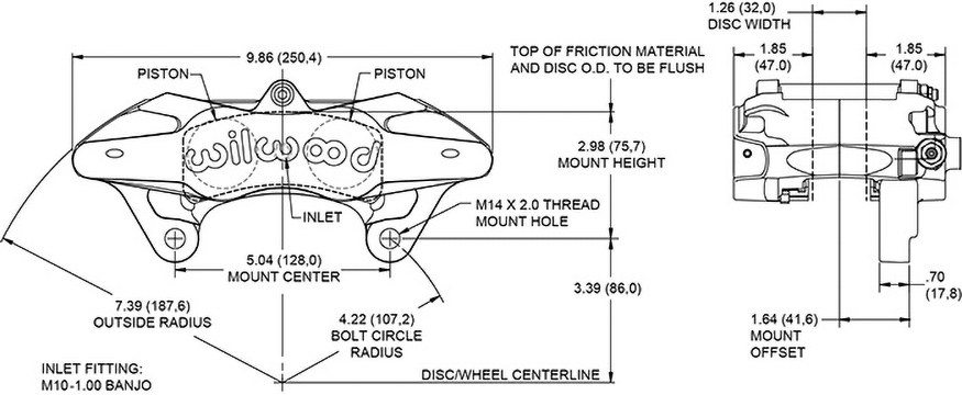 SLC56 Caliper Caliper Drawing