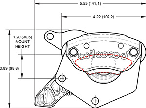 Dimensions for the MC4 Mechanical