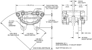 Dimensions for the Dynapro Single VW