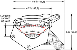 Dimensions for the MC4 Mechanical