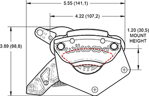 Dimensions for the MC4 Mechanical