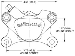 Dimensions for the Dynalite Single IIIA