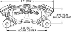 Dimensions for the Forged Dynalite-M