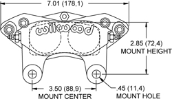 Dimensions for the Forged Narrow Dynalite