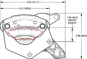 Dimensions for the MC4 Mechanical