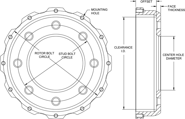 Truck Hat - Standard Hat Drawing