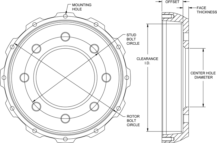 Truck Hat - Standard Hat Drawing