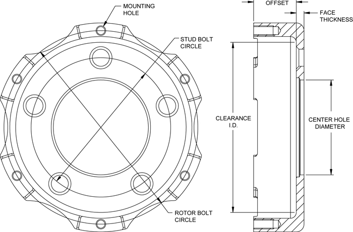 Drag Hat - Shallow Offset Drawing