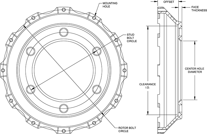 Truck Hat - Standard Hat Drawing