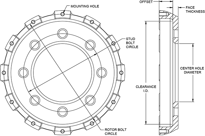 Truck Hat - Standard Hat Drawing