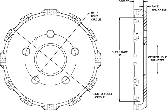 Big Brake Dynamic Hat - Flared Bell Drawing