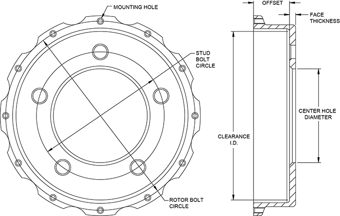 Truck Hat - Standard Hat Drawing