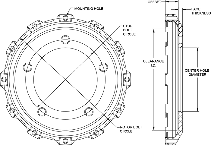 Big Brake Hat - Flared Bell Hat Drawing