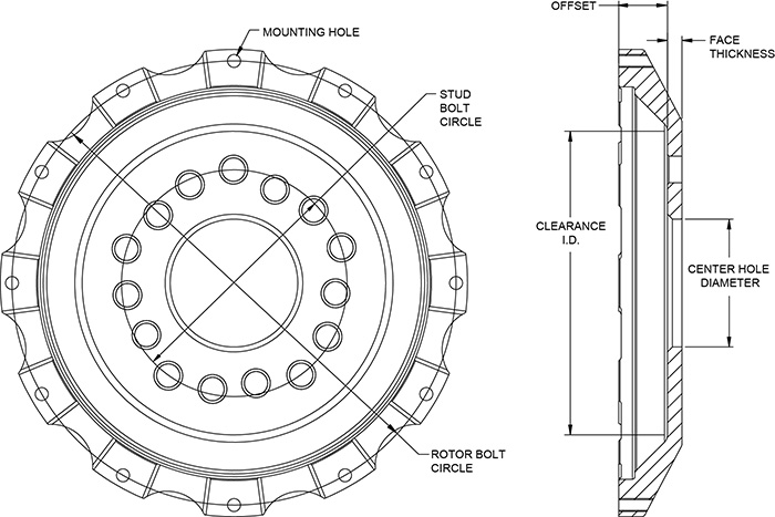 Truck Hat - Standard Hat Drawing