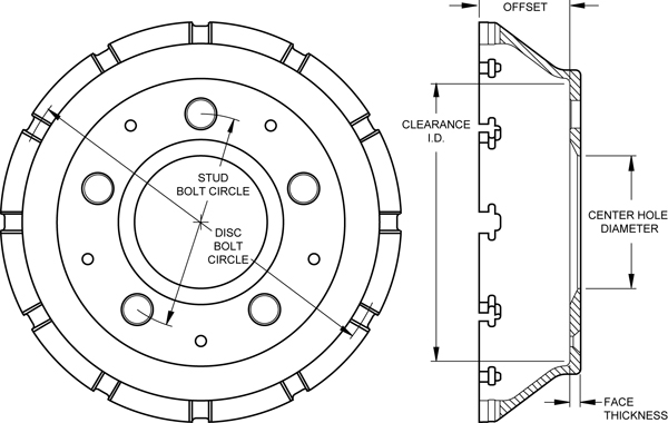 GT Dynamic Mount Hat - Flared Bell Hat Drawing