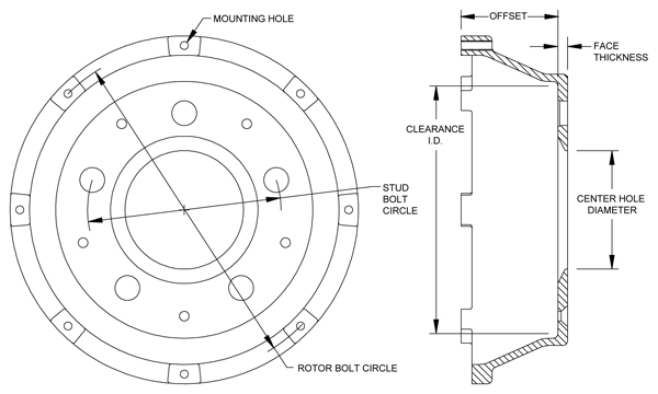 GT Hat - Flared Bell Hat Drawing