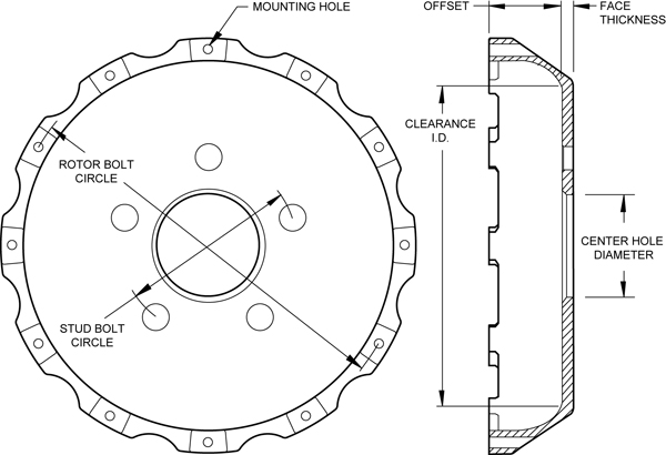 GT Hat - Flared Bell Hat Drawing