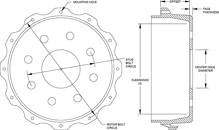 Parking Brake Hat - Truck Hat Drawing