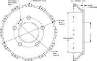 Big Brake Dynamic Bobbin Mount Hat - Flared Bell Hat Drawing