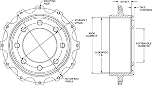 Parking Brake Hat - Truck Hat Drawing