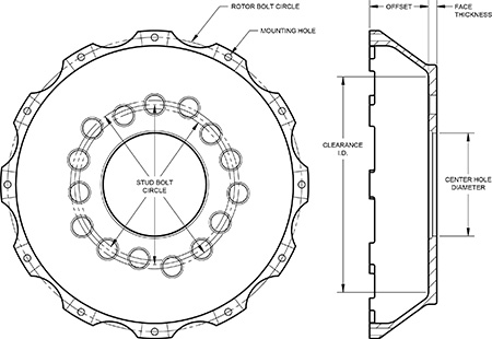 Big Brake Hat - Flared Bell Hat Drawing